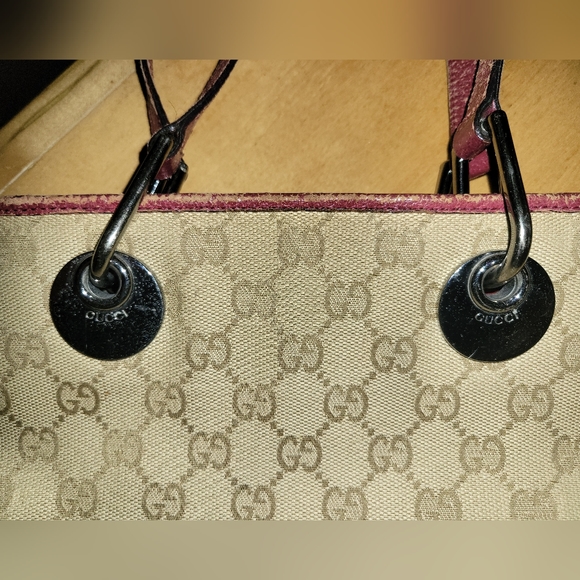 Gucci Vintage Monogram with Pink Tote - Picture 10 of 14